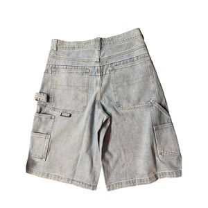 JNCO The Workman Carpenter 2700 Mens 32 Light Wash Blue Baggy Denim Shorts